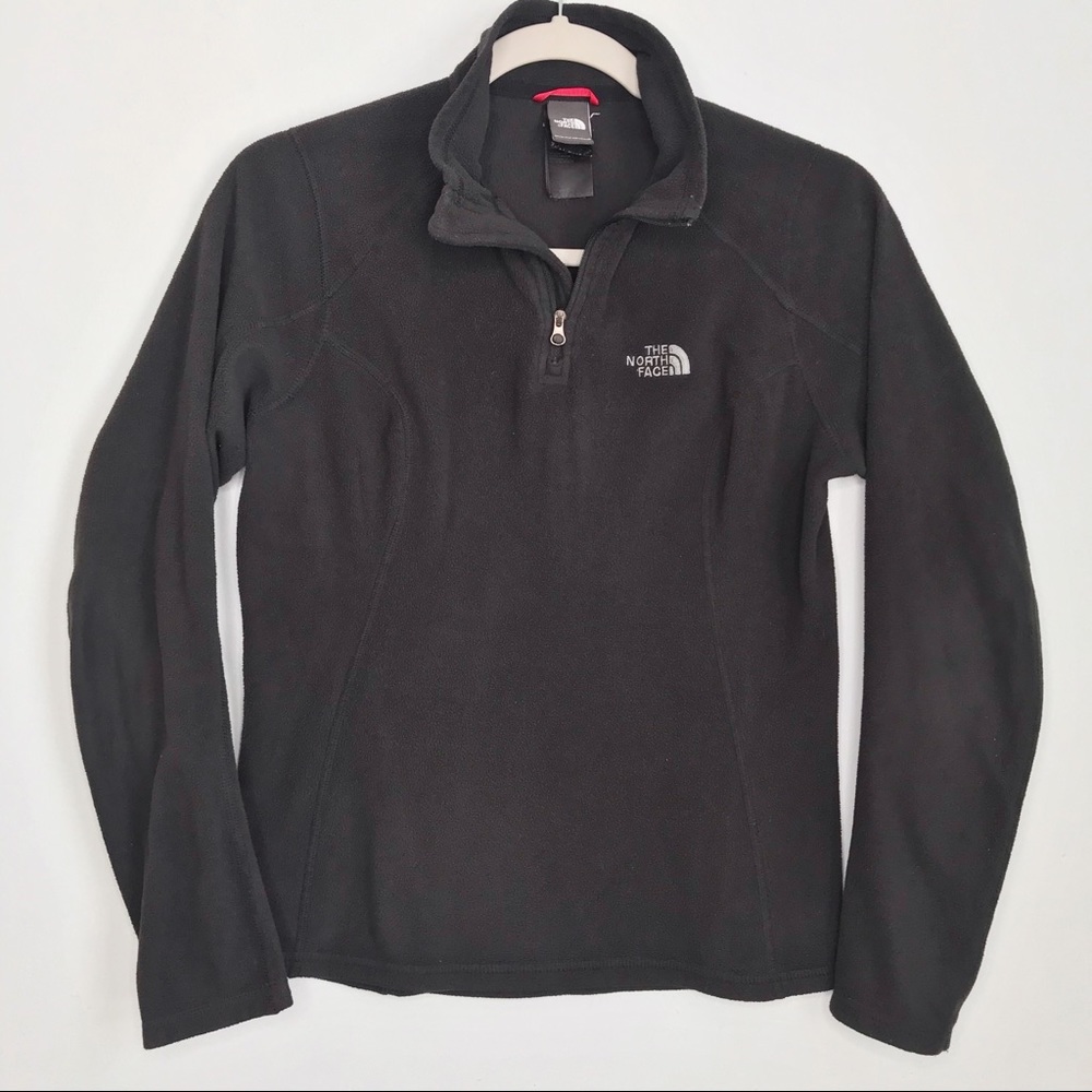 The North Face Womens’s Black 1/4 Zip Micro Fleece Pullover XS Lightweight